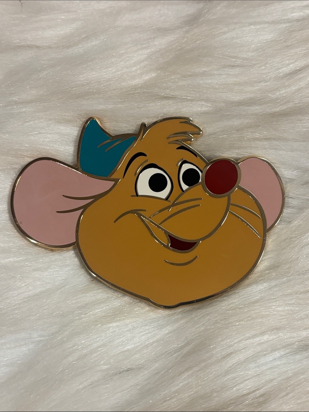 Disney Pink A La Mode LE 300- Disney Portrait Series Cinderella Gus Jumbo Pin